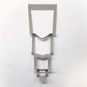 Fallen Painting—four stripes